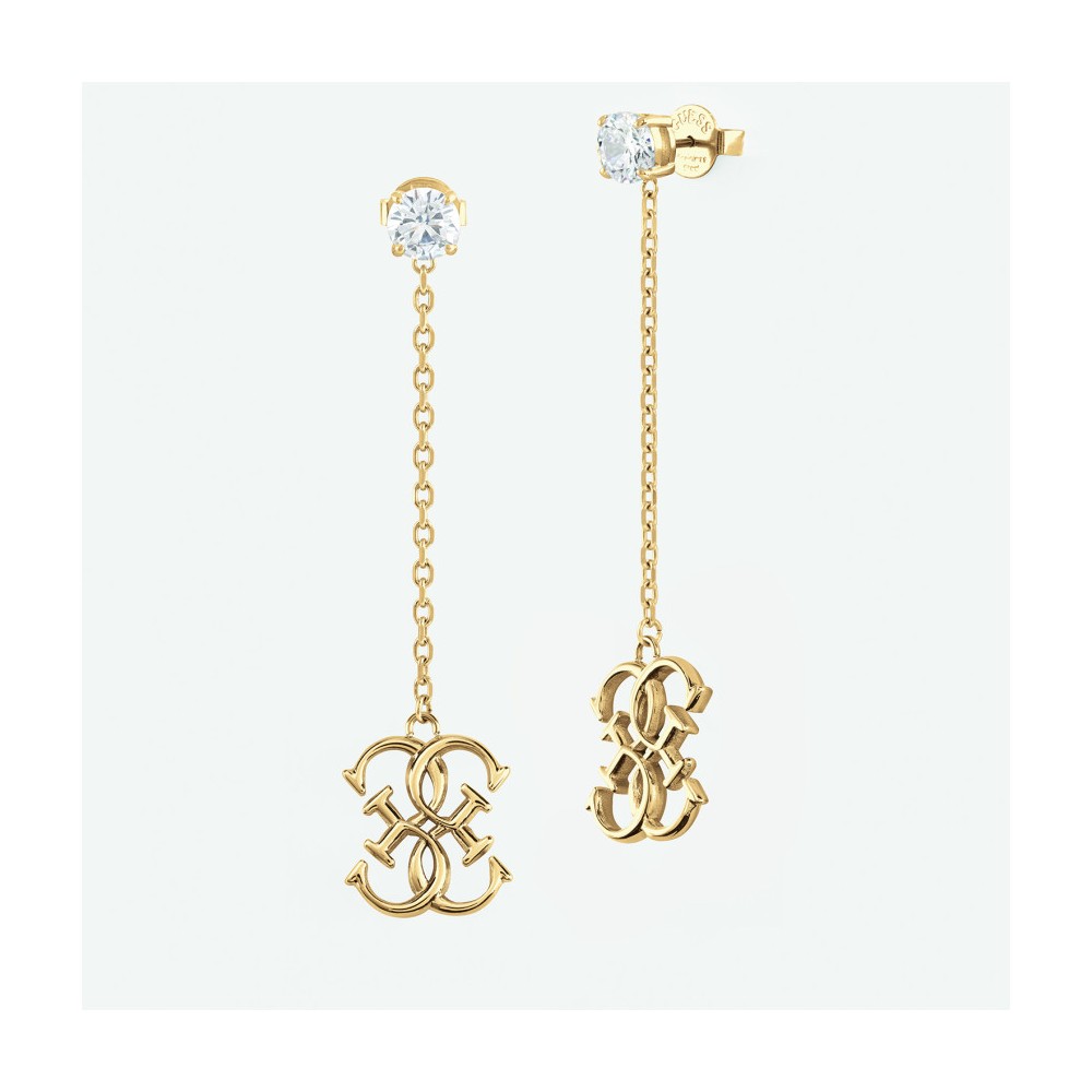 BOUCLE D'OREILLE FEMME GUESS JUBE01477JWYGT/U