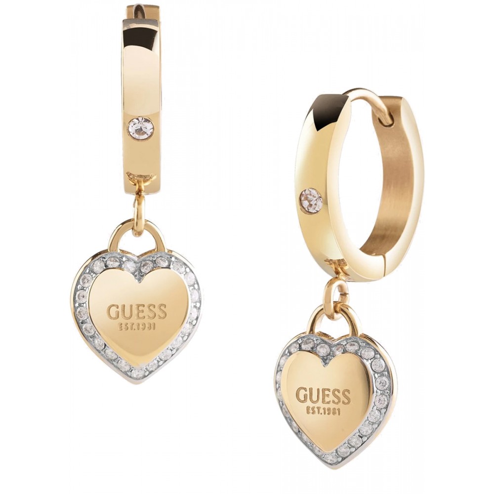 BOUCLE D'OREILLE FEMME GUESS JUBE01426JWYGT/U
